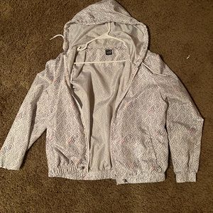 Zip up jacket women’s Fila medium white and black